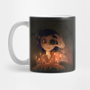 Coraline with cake Mug